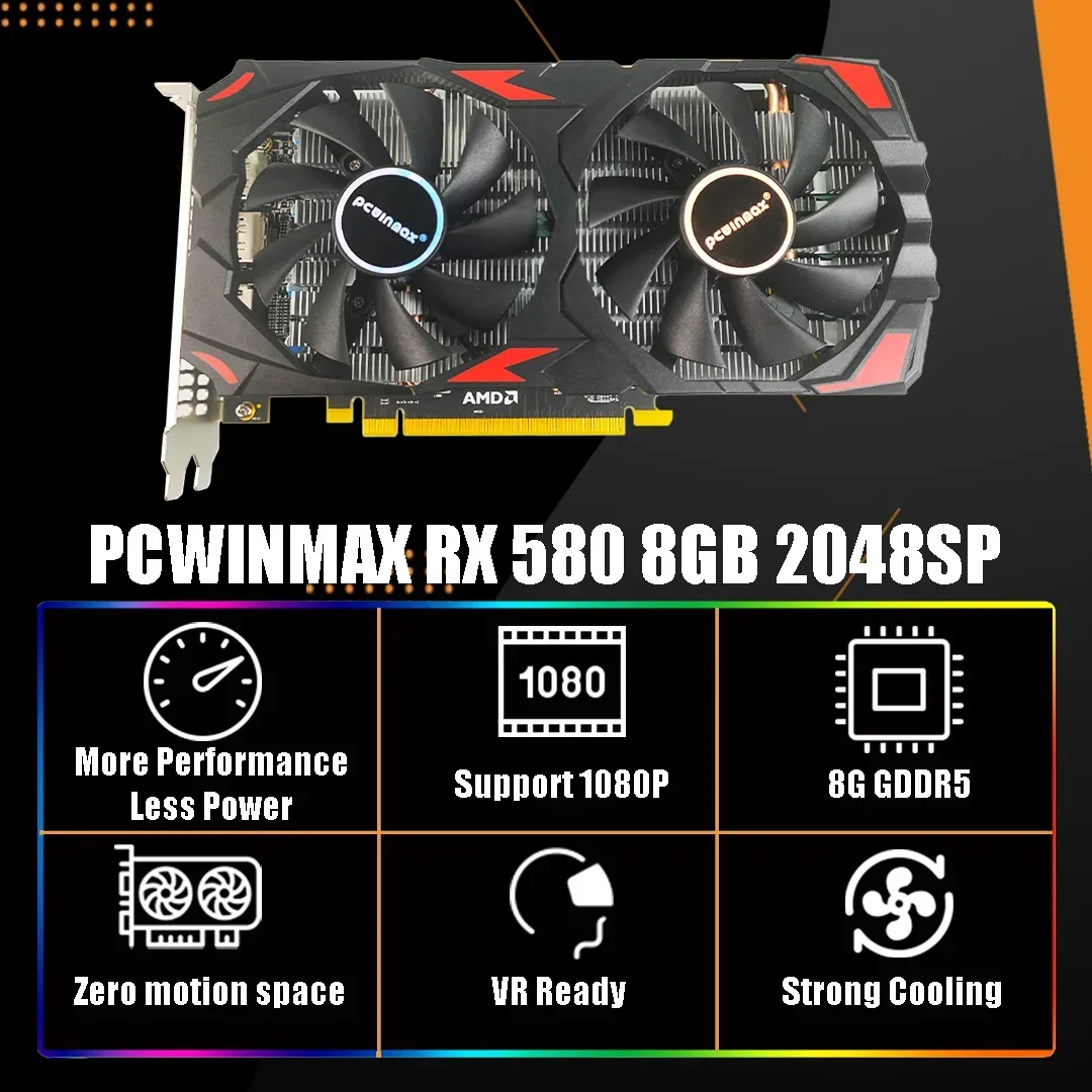 PCWINMAX 라데온 RX 580 2048SP 8GB - Rx 580 8Gb 2048Sp Gpu 리뷰 및 가격
