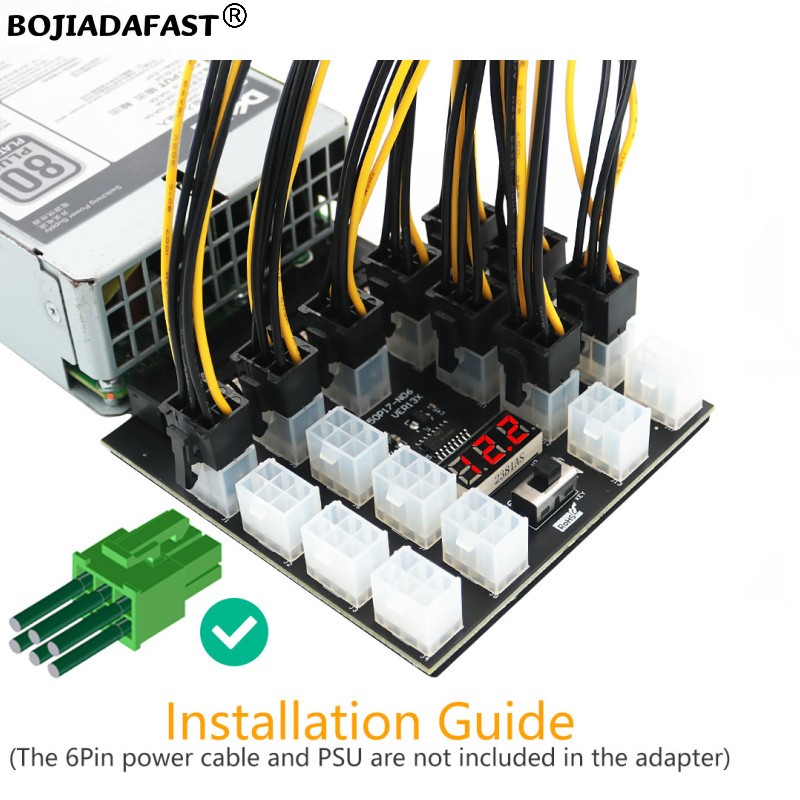 17 * PCI-E 6핀 커넥터 서버 전원 공급 장치( - 2400W Server Psu Breakout Board 리뷰 및 가격
